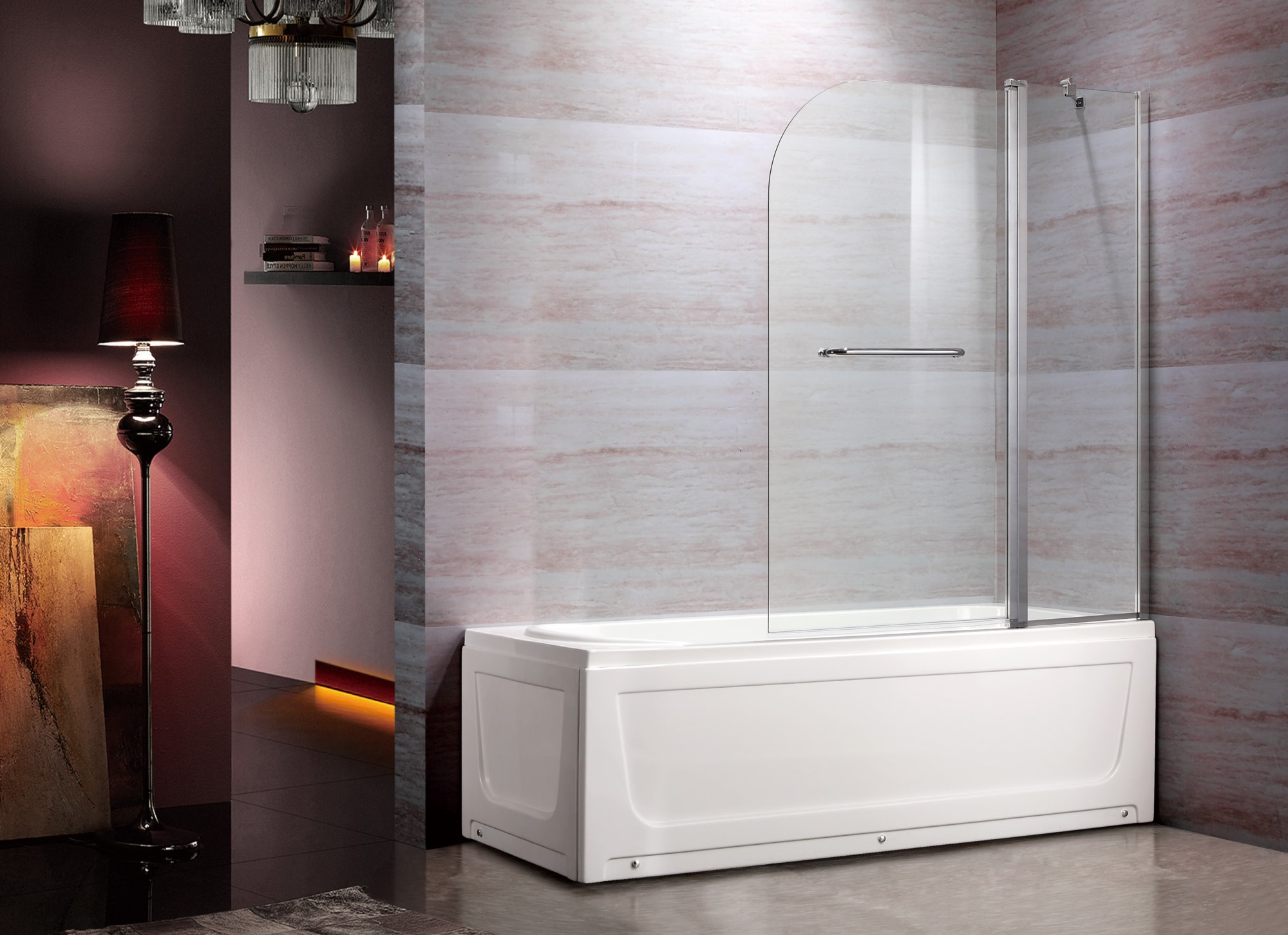ACB-55 Contemporary Design New Style Frameless Pivot Bathtub Bath Tub Screen_副本.jpg