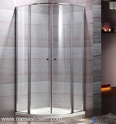 Burchak Sektori Zamonaviy Dizaynli Swing Pivot Shower Enclosure
