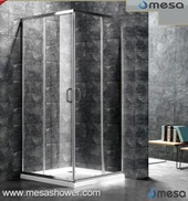 Menteşe Swing Square Corner Frameless Dush Enclosure