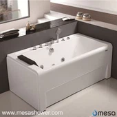 To'rtburchaklar burchakli hashamatli akril Fiberglas Whirlpool Massaj Jetli Kubikli Buyuk Shift balandligi Arzon Price Bathroom Bathroom for Sale