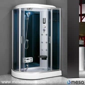 Burchak R-Shape Pastak Tray Dush kabinet Buxoriy palatasi M-505-CS (L)