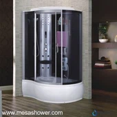 Elegant yubka chiziqlari Bath & Massage Shower Cabin room Combo MER-005