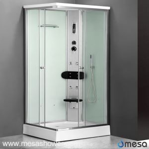 Zamonaviy Komple Dush kabinet, kumush funktsiya paneli bilan MER-1360