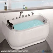 2017 Yangi Deep Jetted Hot tub to'rtburchak zamonaviy oddiy uslubi ABS Shift balandligi Küvet